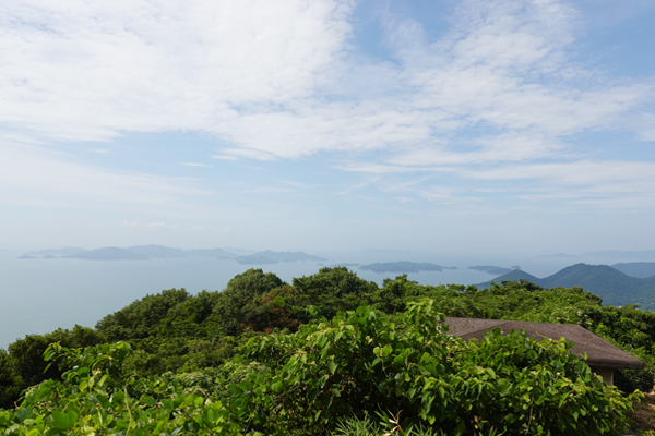 御嶽山から望む笠岡諸島